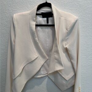 BCBGMaxAzria Cream Women's Suit Jacket